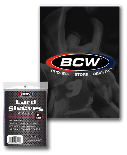 BCW: Standard Card Sleeves (100 Sleeves)