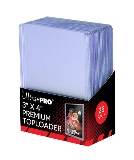 Ultra Pro - 3"x4" Ultra Clear Premium Toploader - 25 pack