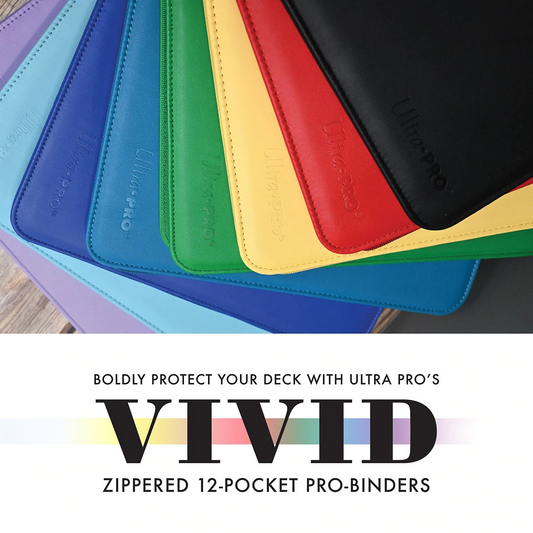 Ultra Pro - Vivid 12-Pocket Zippered PRO-Binder
