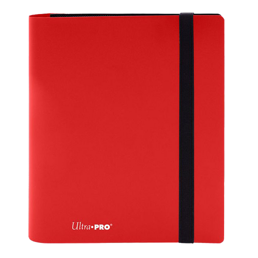 Ultra Pro - 4-Pocket PRO-Binder - Eclipse Apple Red